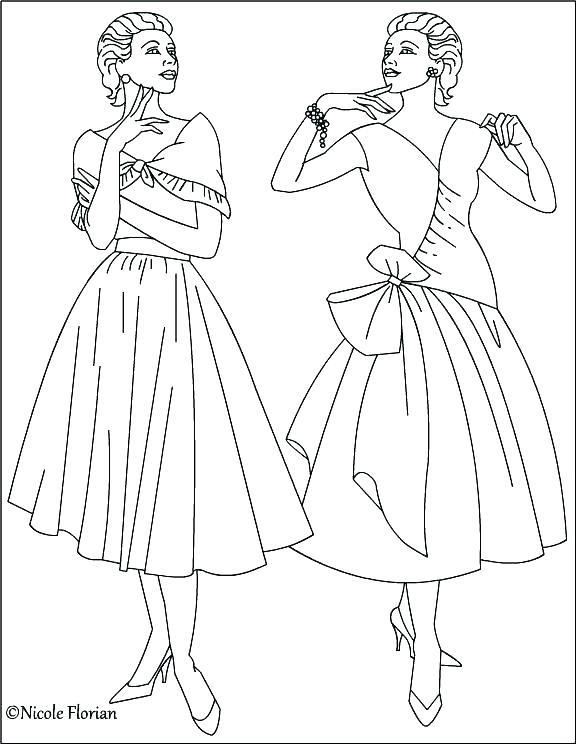 576x744 Fashion Coloring Pages Fashion Coloring Books And Adult Coloring