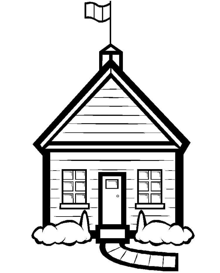 750x933 Houses Coloring Pages Printable Family, People And Jobs Coloring