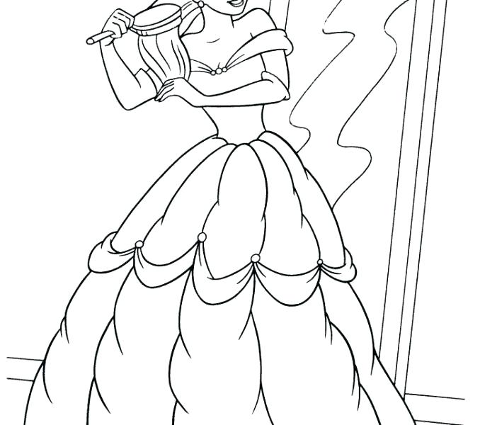 678x600 Old Lady Coloring Page
