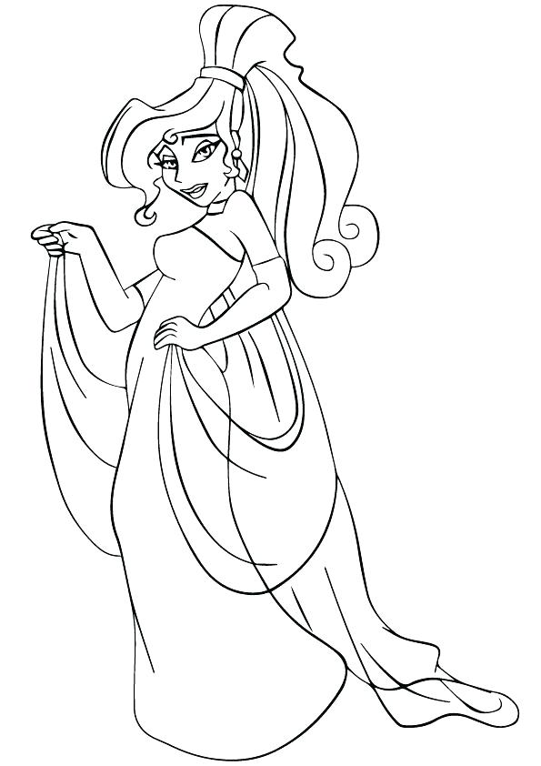595x842 Old Lady Coloring Page