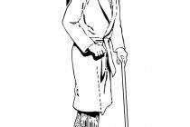 210x140 Old Man Coloring Pages Coloring Page Old Man Img