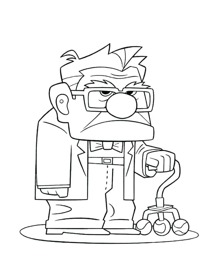 761x900 Old Man Coloring Pages
