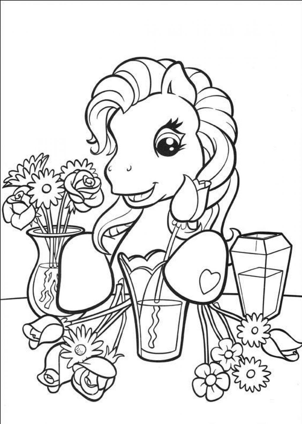 1020x1430 My Little Pony Coloring Pages Coloring Pages For Kids