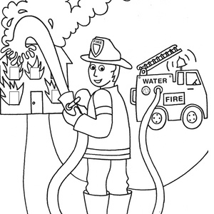 300x300 Number Coloring Pages