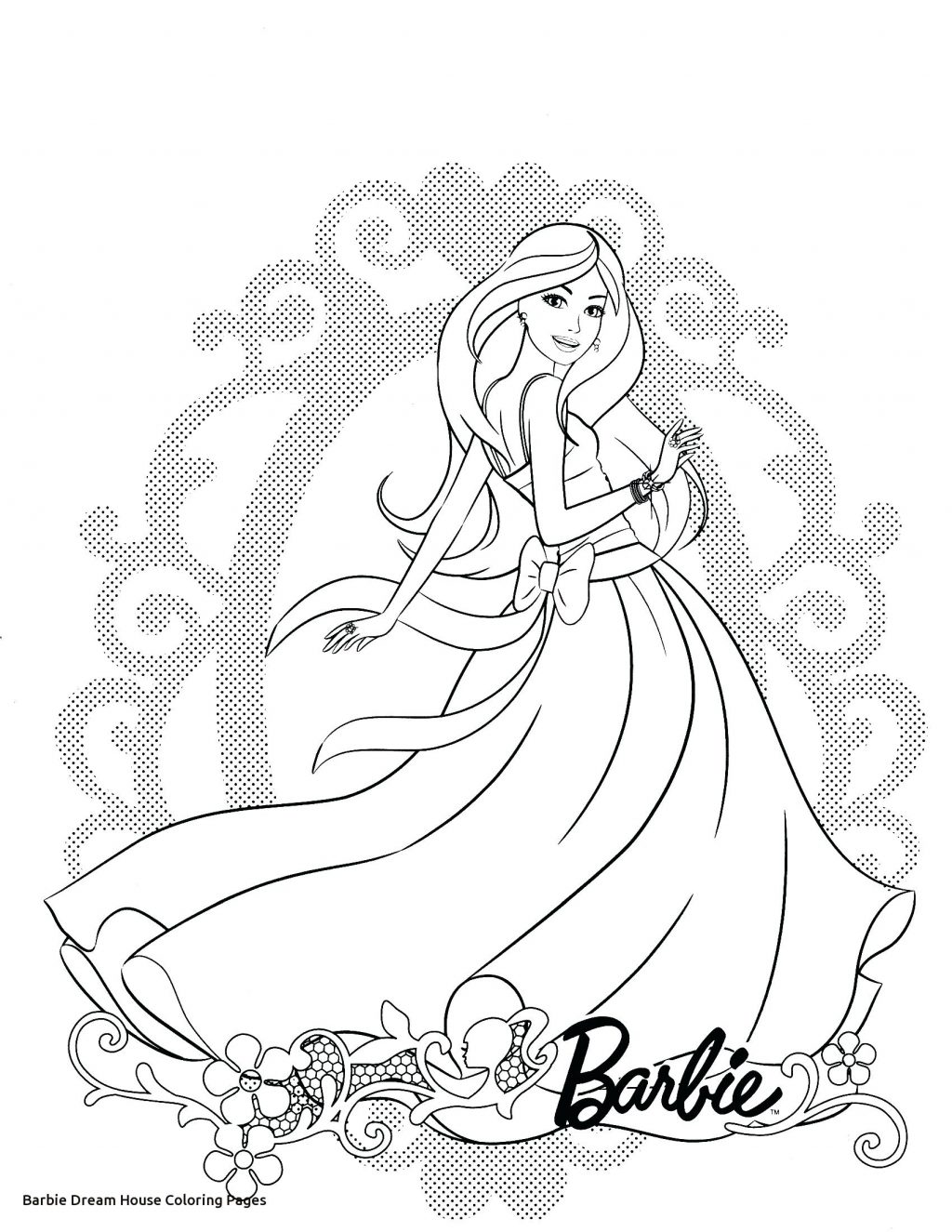 1024x1325 Coloring Page School House Coloring Page Barbie Dream Pages