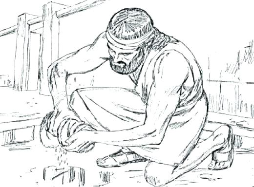 520x384 Gideon Coloring Page Coloring Pages Bible Coloring Pages Old