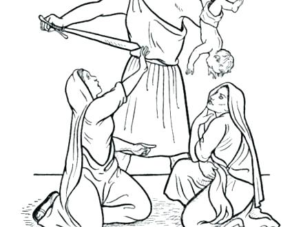 440x330 Cool King Coloring Pages Print Page Wise Old Testament Bible S C