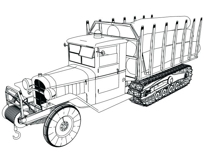 667x500 Old Truck Coloring Pages Medium Size Of Trucks Coloring Pages
