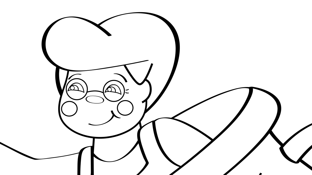 1280x720 The Old Woman In A Basket