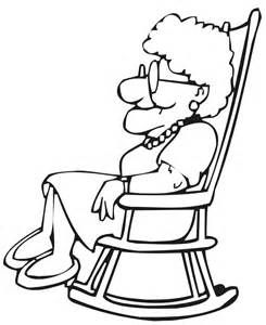 245x300 Old People Coloring Page