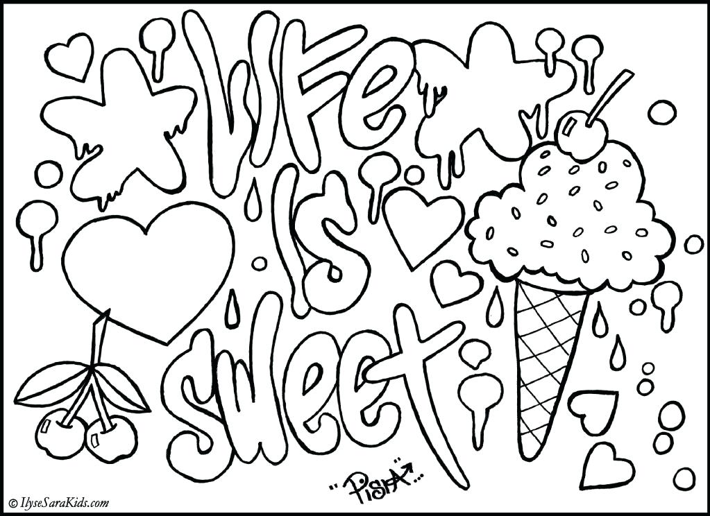1023x744 Coloring Pages For Older Girls Coloring Page For Teens Large Size
