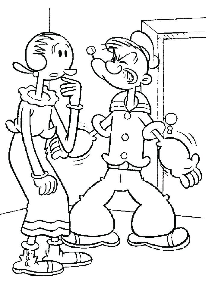 703x956 Popeye Coloring Pages Various Coloring Pages Kids Free And Olive