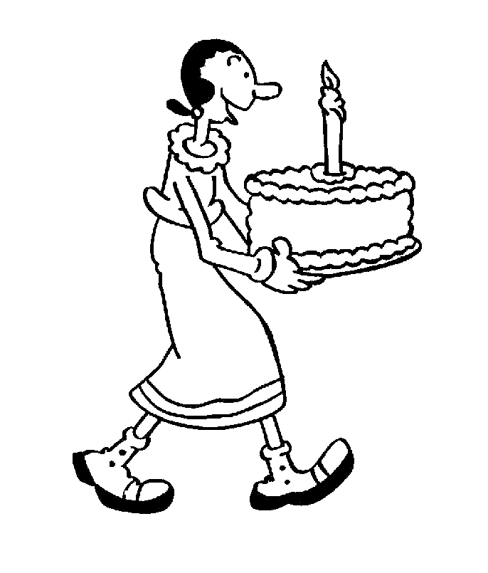 686x805 Popeye Coloring Pages