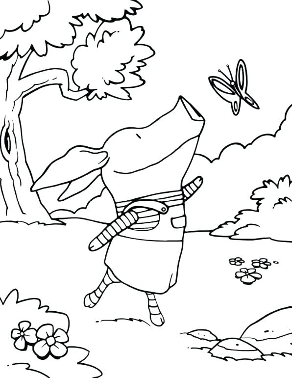 596x770 Olivia The Pig Coloring Pages Coloring Pages Pig For Coloring