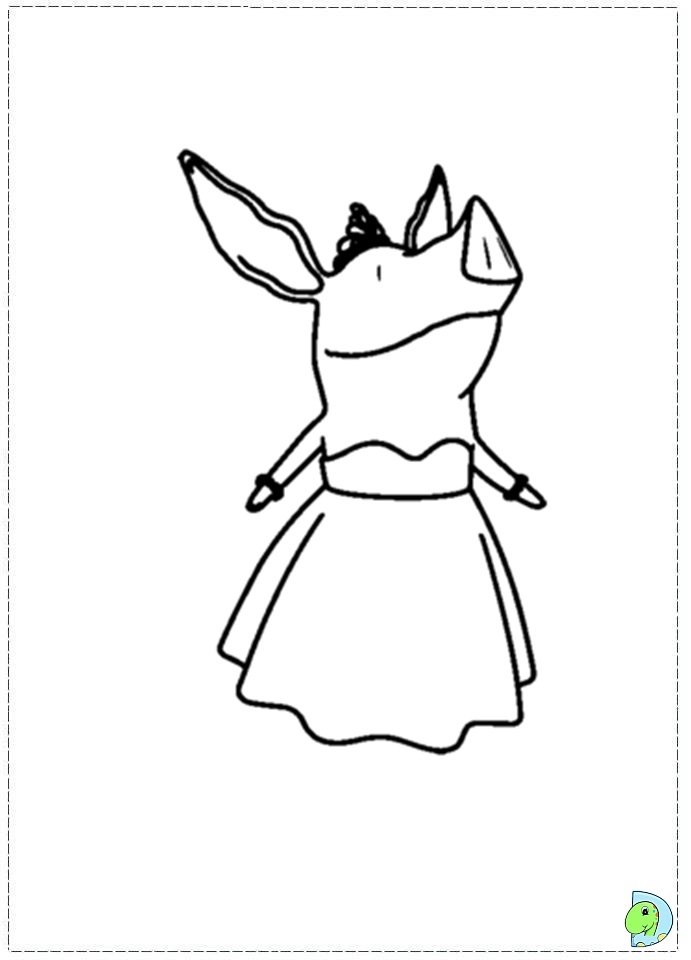 691x960 Olivia The Pig Coloring Pages To Print