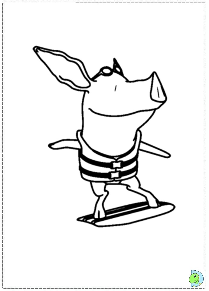 691x960 Olivia The Pig Coloring Page