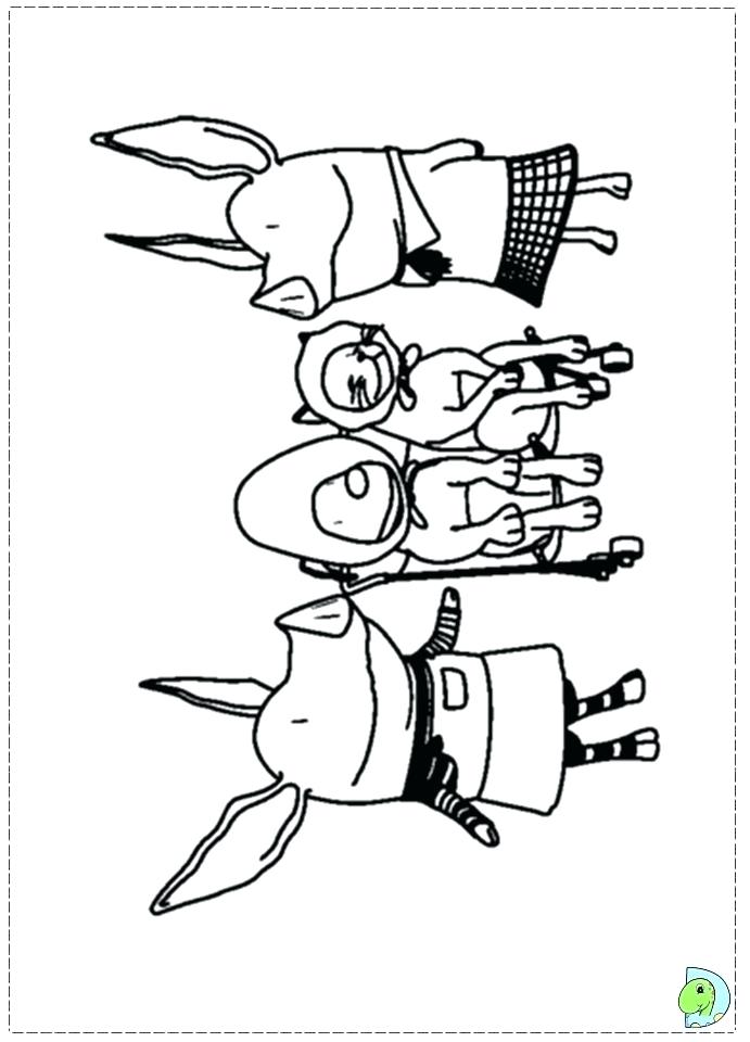 691x960 The Pig Coloring Page The Pig Olivia Pig Colouring Page