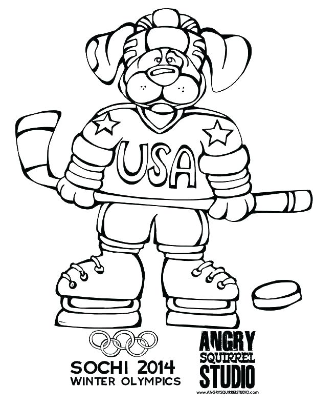 612x792 Olympic Coloring Pages