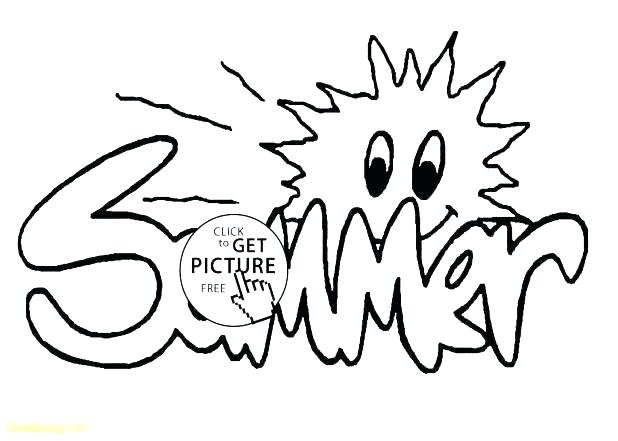 618x441 Free Printable Summer Coloring Pages Seconds Of Summer Colouring