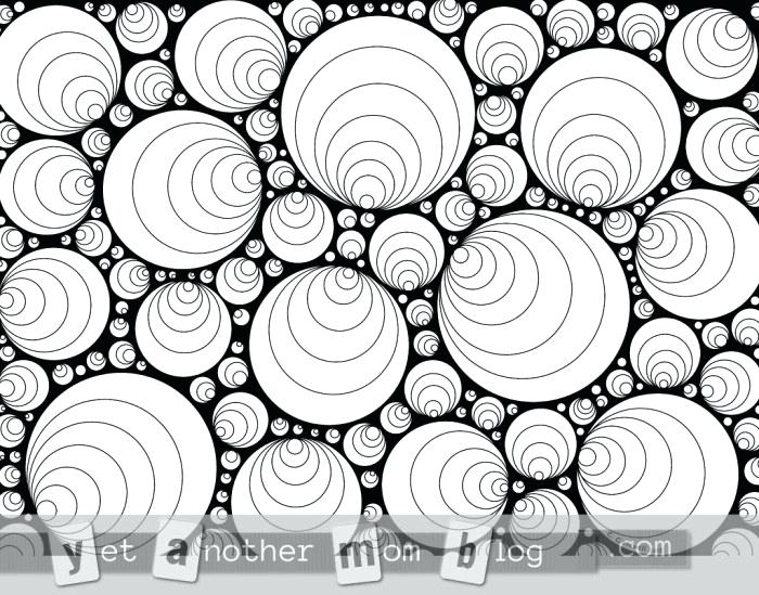 700x549 Circles Coloring Pages