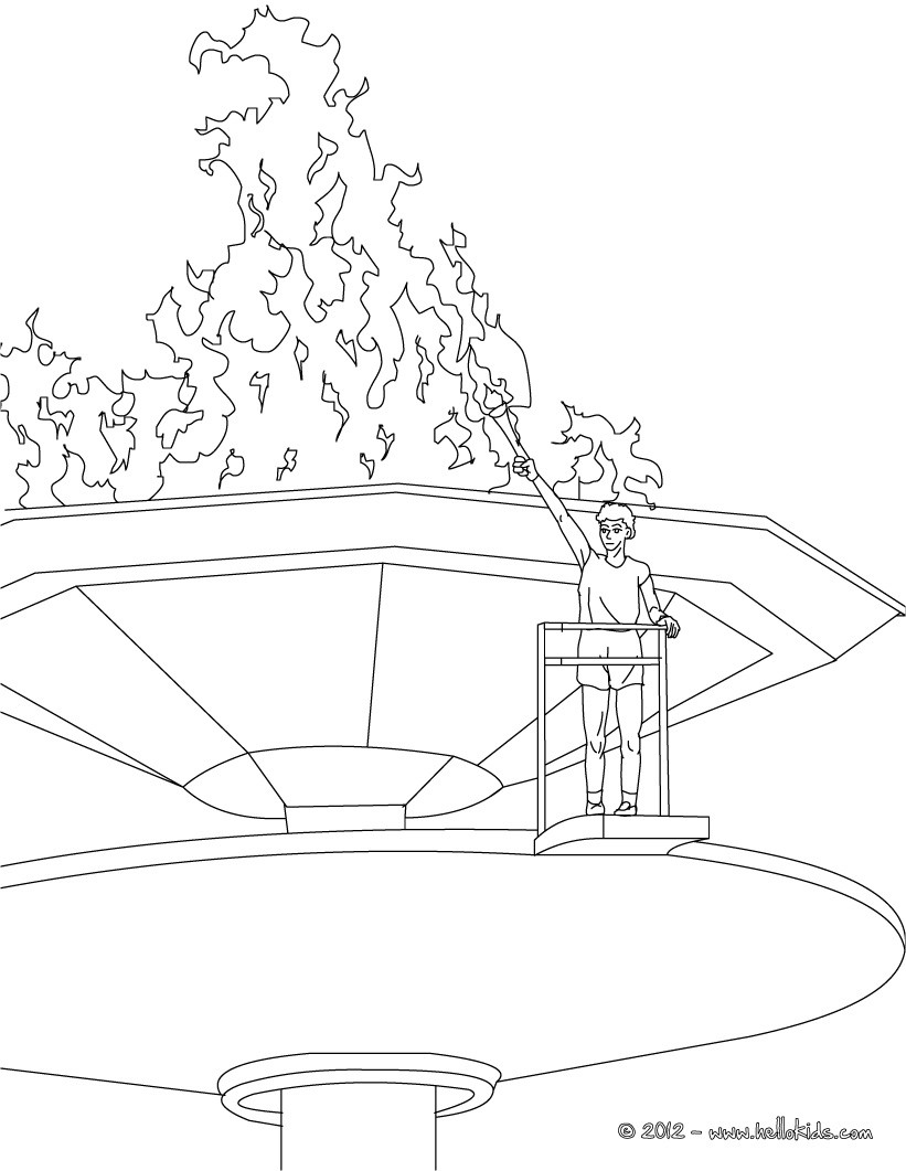 821x1061 Olympic Games Coloring Pages