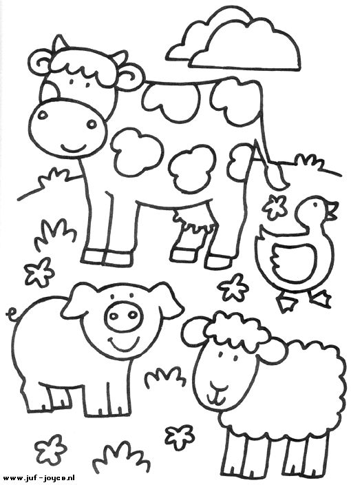 510x704 Farm Animals Colouring Pages Farm Animals Coloring Pages Printable