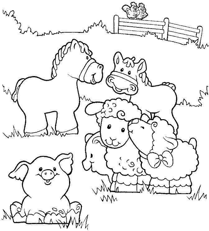672x744 Farm Coloring Pages Preschool Farm Coloring Pages Free Animals