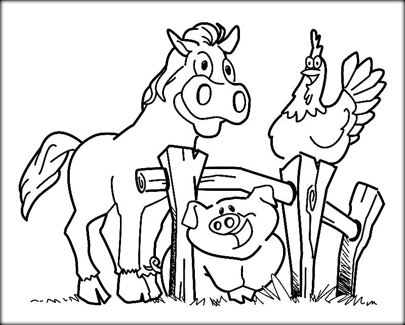 800x642 Coloring Pages Of A Farm House Beautiful Farm Coloring Pages