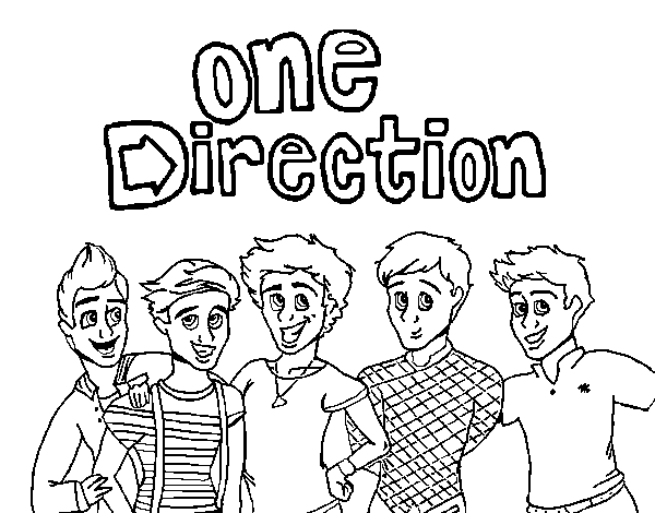 600x470 Fan Page One Direction Coloring Pages