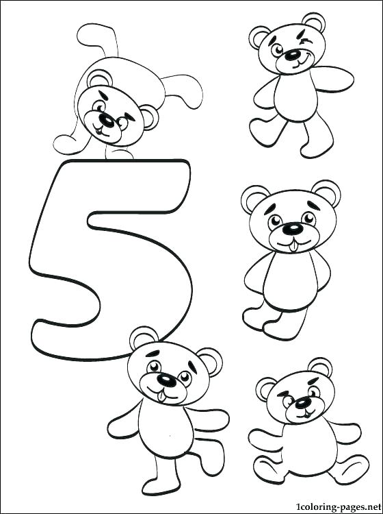 560x750 Number Coloring Page Coloring Pages Numbers Coloring Page