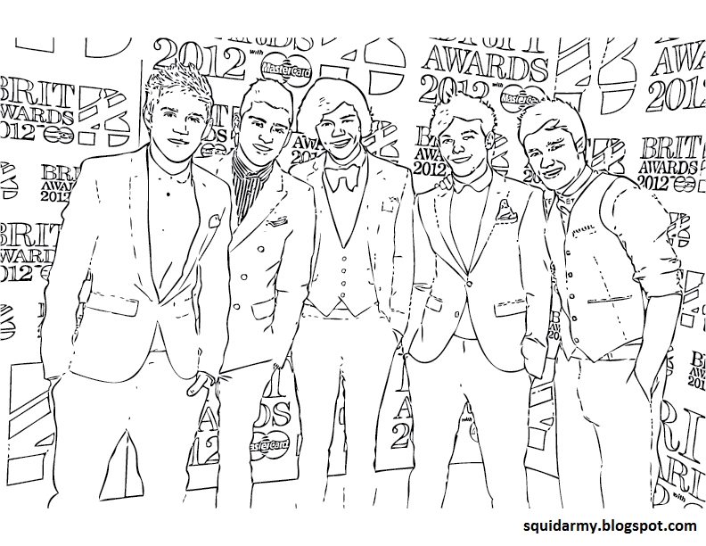 792x612 One Direction Coloring Pages Compilation Free Coloring Pages