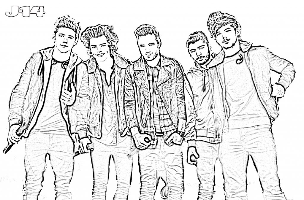 1024x674 One Direction Coloring Pages