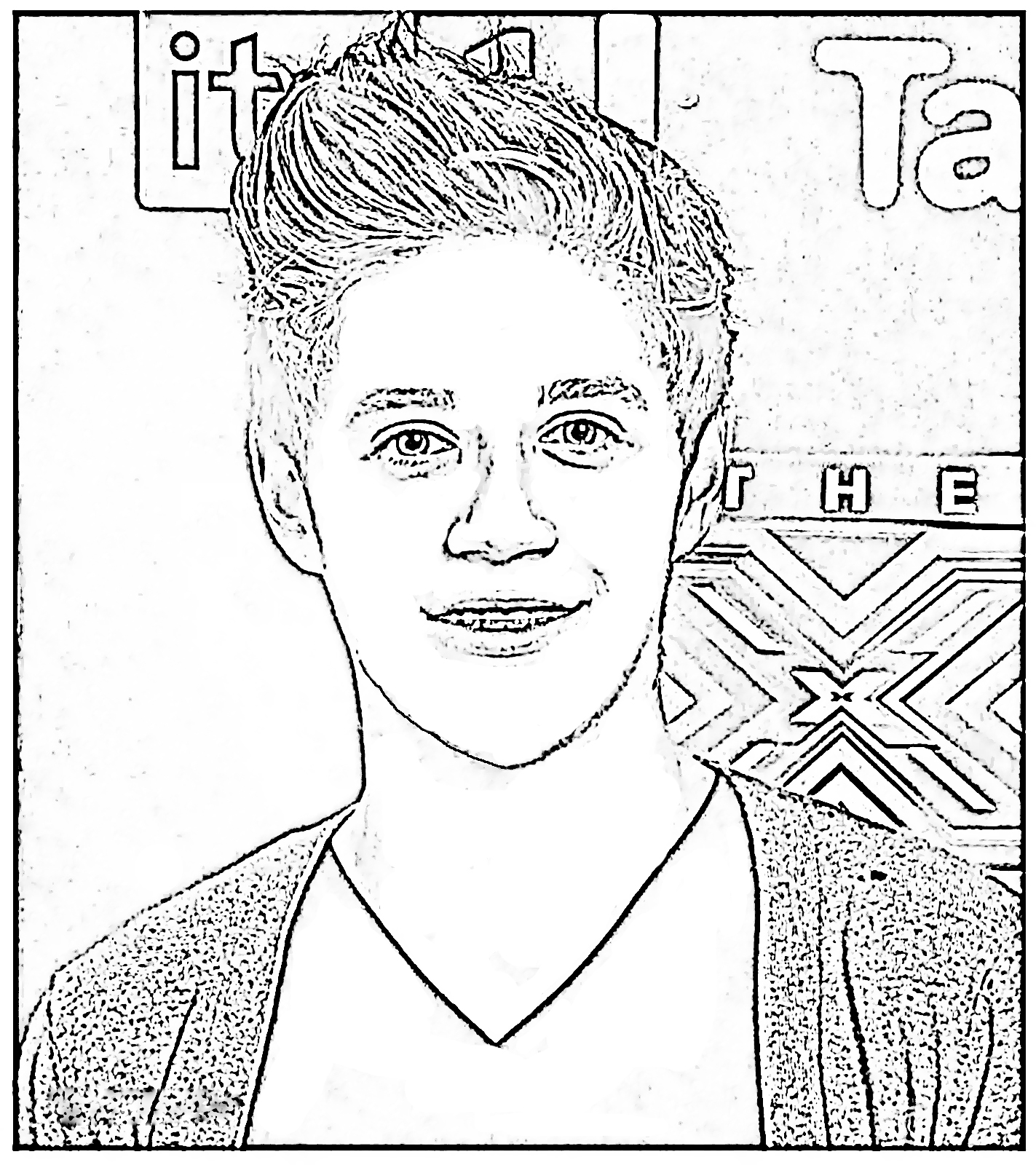 1423x1600 Surging One Direction Printable Coloring Pages