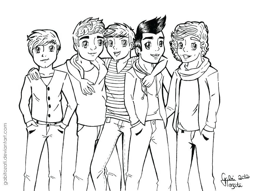 900x648 Unusual Ideas Design One Direction Printable Coloring Pages Free