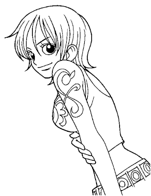 308x400 Anime Manga One Piece Coloring Pages Printable Cartoon Coloring