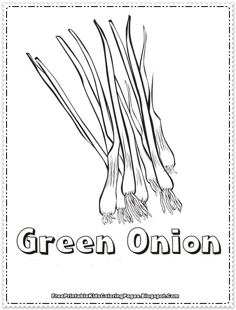 810x1066 Onions Printable Kids Coloring Pages