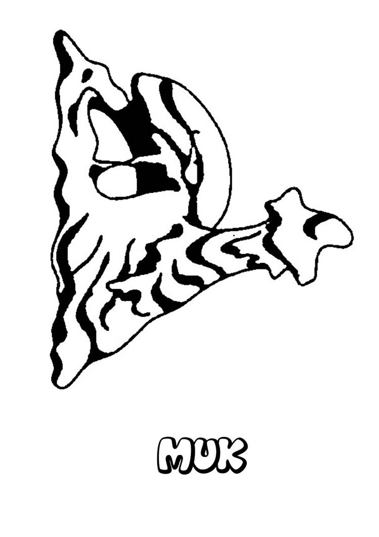 749x1060 Muk Coloring Pages