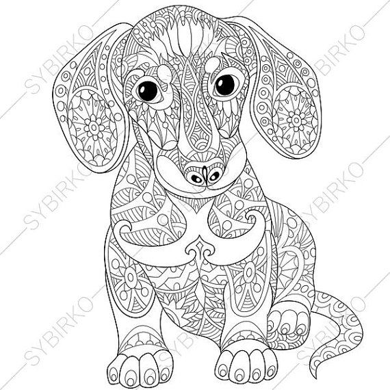 570x570 Online Coloring Pages For Adults Animals