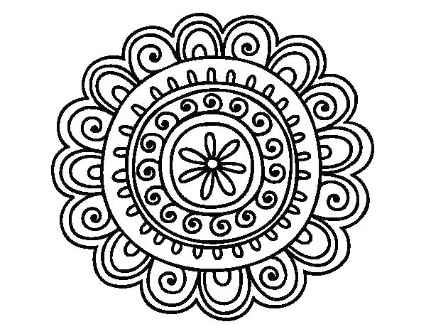 600x470 Online Coloring Pages For Adults Mandala Coloring Pages Online