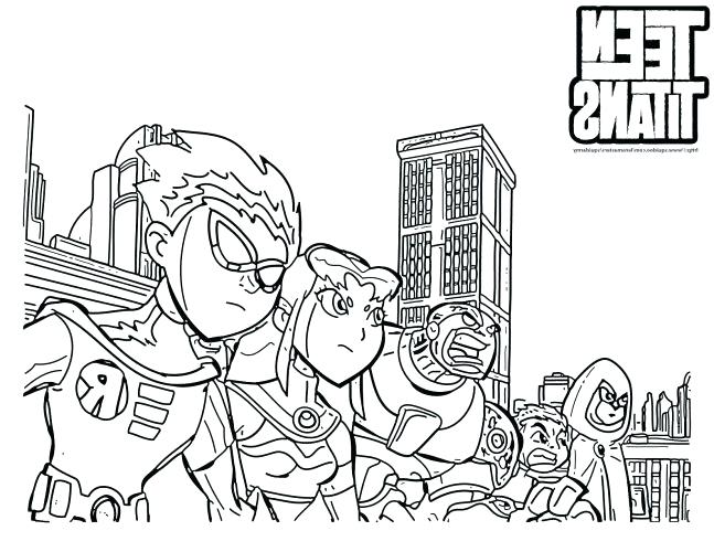 647x500 Teen Titans Color Pages Medium Size Of Teen Titans Coloring Pages