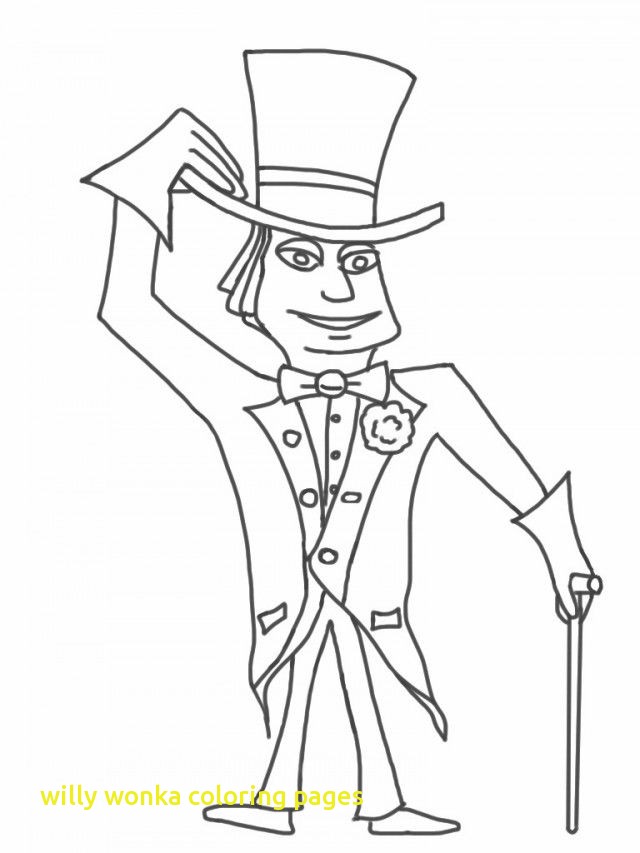 640x853 Willy Wonka Coloring Pages