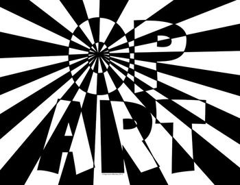 350x270 Op Art Graphics And Coloring Pages Op Art, Graphics And Art Lessons