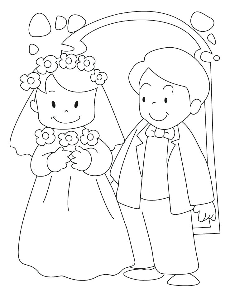 738x954 Wedding Coloring Page Open Book Coloring Page Book Coloring Pages