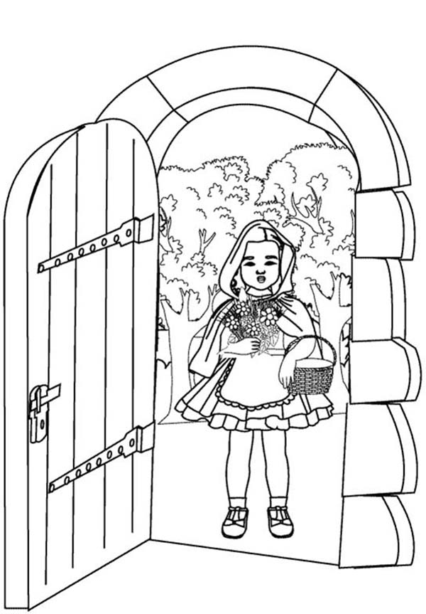 600x863 Grandma's House Coloring Pages