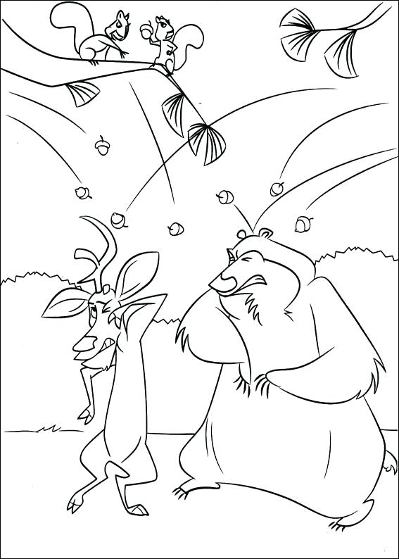 567x794 Open Season Coloring Sheets Pages And Are Friend Leaf Color Best