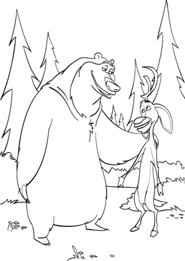 600x846 Season Coloring Pages And Are Best Friend In Open Season Coloring