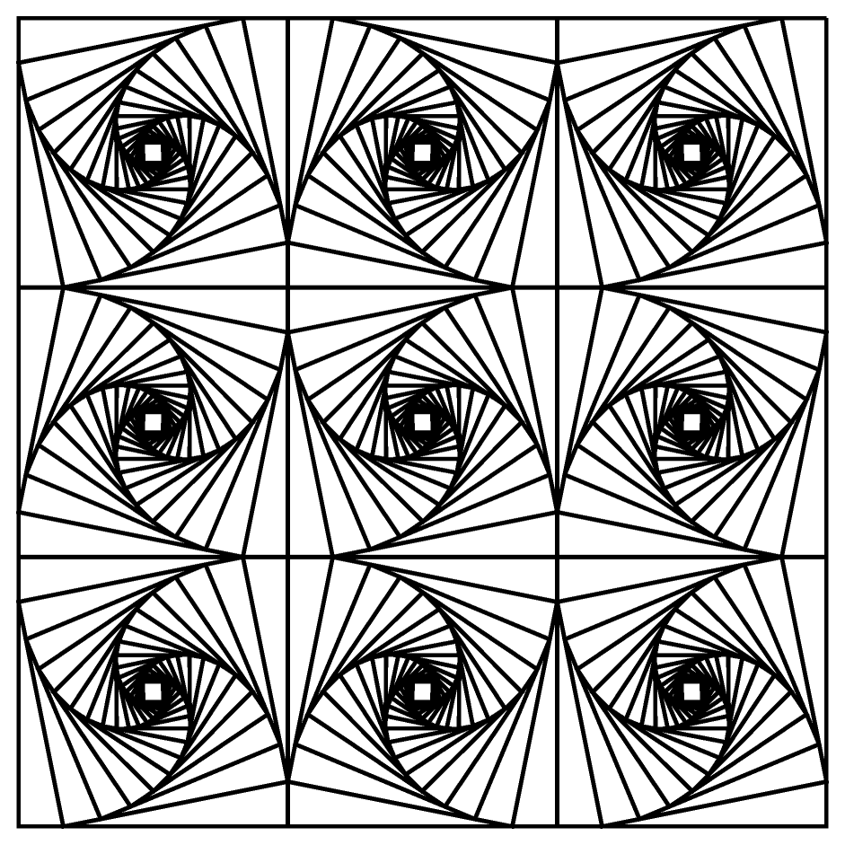 941x941 Coloring Pages Coloring Pages Geometric Free Images Coloring