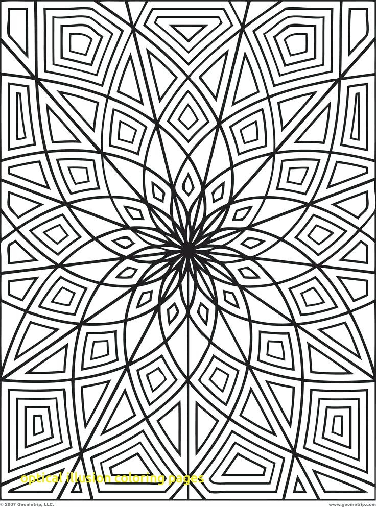 736x993 Optical Illusion Coloring Pages With Free Coloring Page Printables