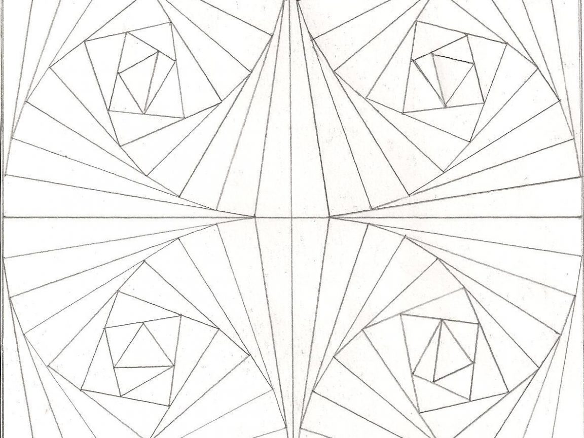 1152x864 Trend Optical Illusion Coloring Pages For Free Unbelievable Page
