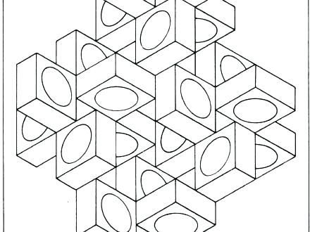 440x330 Coloring Pages Optical Illusions Coloring Pages Optical Illusions